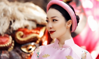 'Chim công làng múa'  Linh Nga nhảy múa trong tà áo dài 