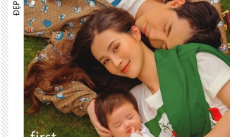 Nhóc tỳ nhà Ông Cao Thắng-Đông Nhi hứa hẹn là mẫu ảnh bìa đắt giá tương lai