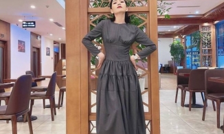 Nhìn váy Lệ Quyên mặc mà ngỡ nữ ca sĩ chuẩn bị lấy chồng tiếp rồi ở nhà làm nội trợ 