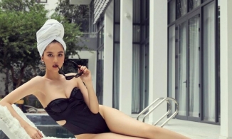 Ngọc Trinh mặc đồ bơi hiệu, chụp ảnh sống ảo ở biệt thự 40 tỷ đồng nhưng dân mạng chỉ chú ý đến khuyết điểm này 