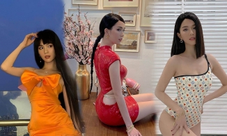 Ngọc Trinh lên đồ đẹp 3 ngày Tết nhưng lại 'toang' về khoản tóc tai 