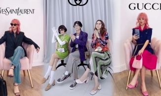 Ngọc Trinh, Quỳnh Anh Shyn tự làm show thời trang tại gia 