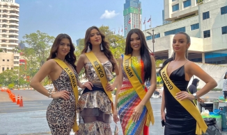 Á hậu Ngọc Thảo thức dậy từ 4h sáng, tự chuẩn bị cho hoạt động đầu tiên tại Miss Grand International 2020