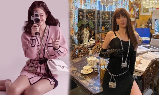 Ngọc Trinh chơi lớn sắm túi mini Chanel giống Jennie (BLACKPINK)