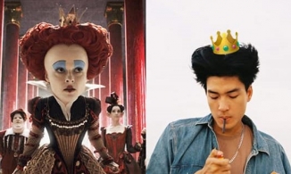 Nữ hoàng Đỏ trong Alice in Wonderland? Nhầm rồi, là Quang Đại đấy!