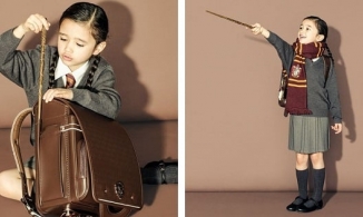 Trầm trồ trước cặp chống gù của học sinh Nhật Bản phong cách Harry Potter