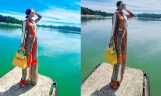 Không phải Lâm Bảo Châu, dùng filter kéo chân mới là chân ái của Lệ Quyên 