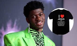Rapper Lil Nas X tiếp tục cho ra mắt mẫu áo phông khó hiểu 