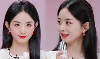 Triệu Lệ Dĩnh bị chê vì quảng bá đồ dưỡng da lại trang điểm dày 'cả tấn' 