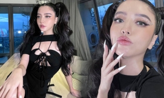 Bích Phương yêu thích kiểu trang điểm bóng nhẫy 