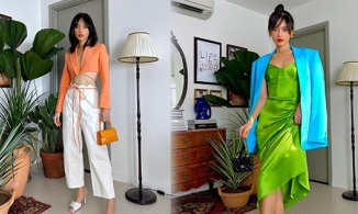 Cô em Trendy Khánh Linh gợi ý tín đồ thời trang phối đồ hè theo phong cách color block 