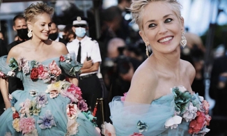 Không phải Elle Fanning, Phạm Băng Băng, Sharon Stone mới là 'nữ hoàng váy hoa' tại thảm đỏ Cannes