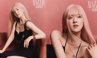 Triệu Lộ Tư nhuộm tóc hồng xuất hiện trên bìa tạp chí thời trang