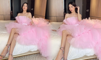 Lương Thùy Linh gia nhập đội ngũ sao Việt diện váy nhái? 