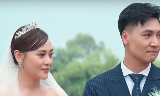 Nam (Hương Vị Tình Thân) lộ tóc mái bết dính trong ngày cưới