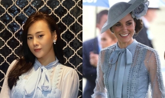 Nam(Hương Vị Tình Thân) 'đụng' váy Elie Saab với công nương Kate Middleton?