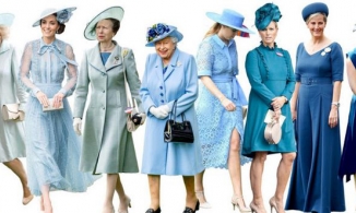 Không phải vàng hay tím, xanh nước biển mới là màu sắc của Hoàng gia 