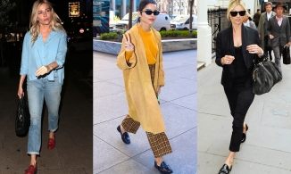 Bỏ qua giày búp bê, sao Hollywood dành sự ưu ái cho giày Loafers