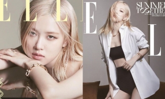 Rosé 'lấp lánh' trên bìa tạp chí Elle tháng 5 