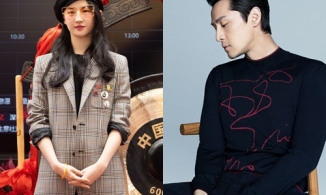 Lưu Diệc Phi lấy tay che vòng 2 sau tin đồn mang thai với Hồ Ca