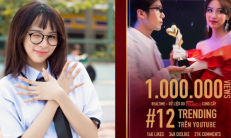 Không ai như Phí Phương Anh, khoe 'thành tích' dislike khủng sau 24h ra MV