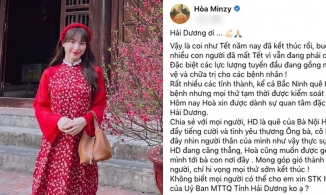 Hòa Minzy ủng hộ Hải Dương 50 triệu chống dịch, giải thích lý do chậm trễ