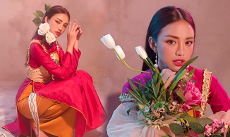 Minh Tú bị chê trách, tình cũ tin đồn của bạn trai cô lại e thẹn với áo dài