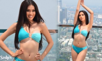 Á hậu Ngọc Thảo trình diễn bikini đầy nóng bỏng tại Miss Grand International