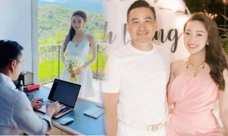 Hé lộ hậu trường ảnh cưới của Chi Bảo và vợ kém 16 tuổi