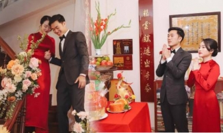 Bộ ảnh 'xịn' trong đám hỏi của Xuân Trường - Nhuệ Giang