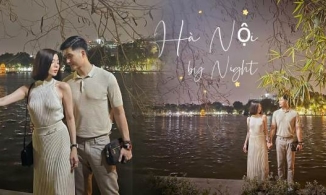 Lệ Quyên và tình trẻ đăng ảnh tình tứ nhưng spotlight lại là chữ Ô lỗi font