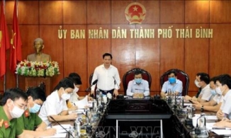 Thái Bình thực hiện giãn cách xã hội từ ngày 6/5 sau khi phát hiện ra 5 ca mắc Covid-19