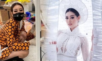 Khánh Vân chật vật tự sửa trang phục dân tộc và vượt sự cố để có vài phút tỏa sáng tại Miss Universe