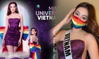 Lý do gây tiếc nuối khiến Khánh Vân không thể mặc thiết kế lục sắc ủng hộ cộng đồng LGBT