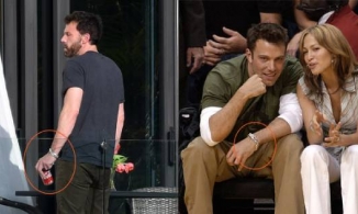 Ben Affleck đeo lại đồng hồ được Jennifer Lopez tặng 20 năm trước
