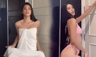 Tiểu Vy khẳng định vị thế 'Hoa hậu gợi cảm nhất' qua màn thay đồ với khăn tắm