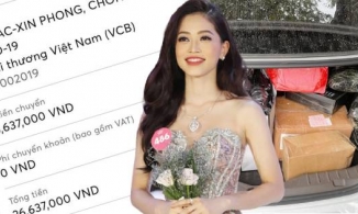 Á hậu Phương Nga bán quần áo để ủng hộ Quỹ vắc xin phòng chống Covid-19