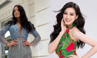 'Đối thủ' của Hoa hậu Đỗ Thị Hà gây ấn tượng với cánh tay 'vẩy mực'