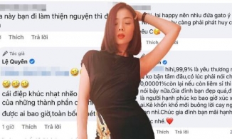 Lệ Quyên đáp trả tay đôi với cư dân mạng khi bị nói 'đi làm từ thiện sẽ đẹp hơn là chỉ chụp ảnh'