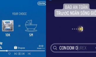 Durex bắt trend câu nói của Jack: 'Anh dùng bao là anh không thương em rồi'