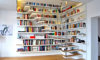 7 ý tưởng thiết kế cầu thang kết hợp giá sách