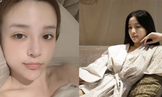 Huyền Baby khoe cận cảnh mặt mộc, làn da ở tuổi 32 gây bất ngờ