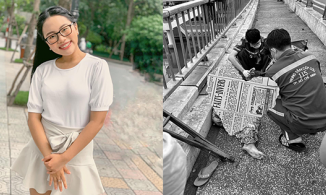 Chạy bộ buổi sáng, Phương Mỹ Chi vô tình cứu sống một phụ nữ vô gia cư