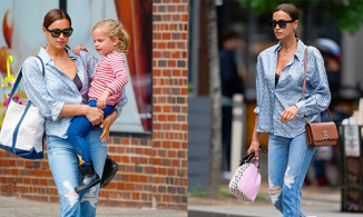 Irina Shayk quay lại cuộc sống bên con gái sau chuyến du lịch với Kanye West