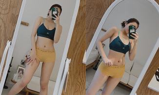 Chụp ảnh selfie, hot girl Trâm Anh than thở chuyện béo