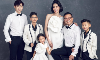 Hôm qua sao làm gì (28/6): Hà Hồ - Kim Lý, Hoa hậu Hà Kiều Anh cùng loạt sao Việt mừng ngày Gia đình Việt Nam