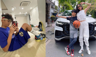 Quý tử 10 tuổi nhà Lệ Quyên: Đi du lịch phi cơ riêng, học phí nửa tỷ/năm 