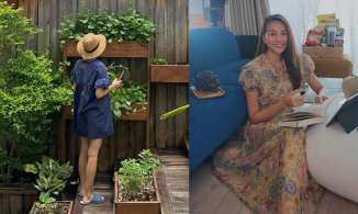 Hôm qua sao làm gì (15/7): Tăng Thanh Hà khoe vườn rau xanh mướt