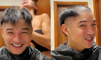 Cường Seven được bạn gái cắt tóc tại nhà và cái kết khiến dân mạng phì cười