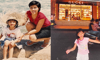 Châu Bùi khoe ảnh thời bé, netizen trầm trồ: 'Ra dáng fashionista từ nhỏ'